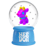 NeeDoh Squish N Flow Snow Globe - Image 2